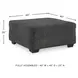 Biddeford Shadow Oversized Accent Ottoman