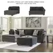 Biddeford Shadow 2 Piece LAF Chaise Sectional