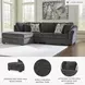 Biddeford Shadow 2 Piece LAF Chaise Sectional