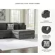 Biddeford Shadow 2 Piece RAF Chaise Sectional