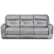 Point Break Scottsdale Greystone Triple Power Reclining Sofa with USB Ports