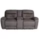 Point Break Brown 90" Triple Power Reclining Sofa with Drop Down Tray Table and USB Charging