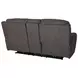 Point Break Brown 90" Triple Power Reclining Sofa with Drop Down Tray Table and USB Charging