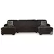 Landsings Chocolate 3 Piece Modular Sectional with Double Chaise