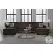 Landsings Chocolate 3 Piece Modular Sectional with Double Chaise
