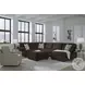 Landsings Chocolate 3 Piece Modular Sectional with RAF Chaise