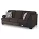 Landsings Chocolate 3 Piece Modular Sectional with RAF Chaise