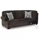 Landsings Chocolate 3 Piece Modular Sectional with RAF Chaise