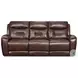 Point Break Hazelnut Leather 90" Triple Power Reclining Sofa with USB Charging