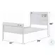 Cargo White Twin Panel Bed