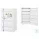 Cargo White Chest with Door and Shelves