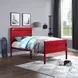 Cargo Red Full Panel Bed
