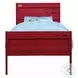 Cargo Red Full Panel Bed