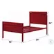 Cargo Red Full Panel Bed