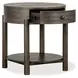 Hadleigh Black Coffee Bean Round End Table
