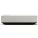 Madera Opal Ash and Modern Walnut Rectangular Marble Top Plinth Cocktail Table