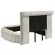 Sonya Ivory Queen Upholstered Panel Storage Bed