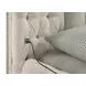 Sonya Ivory Queen Upholstered Panel Storage Bed