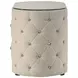 Sonya Ivory 2 Drawer Upholstered Nightstand Bedside Table