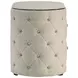 Sonya Ivory 2 Drawer Upholstered Nightstand Bedside Table