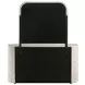 Sonya Ivory Upholstered 6 Drawer Dresser with Mirror