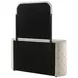 Sonya Ivory Upholstered 6 Drawer Dresser with Mirror