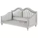 Evangeline Silver And Ivory Twin Daybed