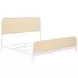 Lanewood White Open Cane Webbing King Metal Bed