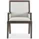 Outline Cream Performance Fabric and Cassel Wooden Frame Arm Chair