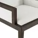 Outline Cream Performance Fabric and Cassel Wooden Frame Arm Chair