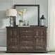 Grand Canyon Brownstone 6 Drawer Dresser with Mirror