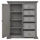 Grand Canyon Graystone 5 Drawer Chest with Door