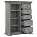 Grand Canyon Graystone 5 Drawer Chest with Door