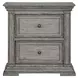 Grand Canyon Graystone 2 Drawer Nightstand with USB Charging