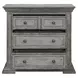 Grand Canyon Graystone 3 Drawer Bedside Chest with USB Charging
