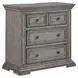 Grand Canyon Graystone 3 Drawer Bedside Chest with USB Charging