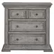 Grand Canyon Graystone 3 Drawer Bedside Chest with USB Charging