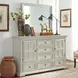 Grand Canyon Whitestone 6 Drawer Dresser with Mirror