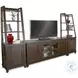 Legacy Loft Dark Brown 74" Media Console