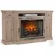 Ember Grace Natural 72" Media Console with Electric Fireplace