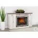 Ember Grace White 72" Media Console with Electric Fireplace