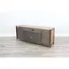 San Diego Antique Brown 63" TV Stand with Electric Fireplace and LED