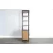 San Diego Antique Brown 2 Door Tall Bookcase