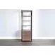 San Diego Antique Brown 2 Door Tall Bookcase