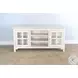 Willow Nest White Beach Pebble 2 Door 62" TV Console