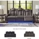 Fyne Dyme Shadow 85" Power Reclining Sofa with Adjustable Headrest
