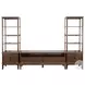 Autumn Echo Dark Brown 64" TV Stand with 2 Storage Drawers