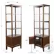 Autumn Echo Dark Brown 64" TV Stand with 2 Storage Drawers