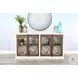Rustic Refined White 78" Media Console