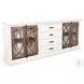 Golden Hearth White 90" Media Console